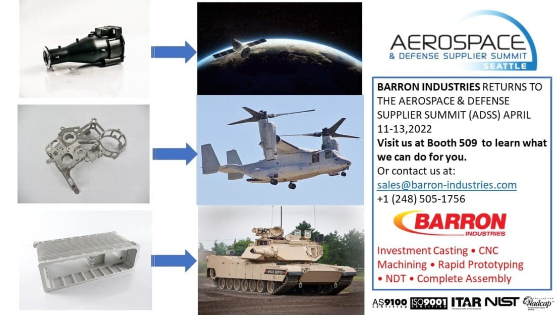 Barron Industries at ADSS Conference Information