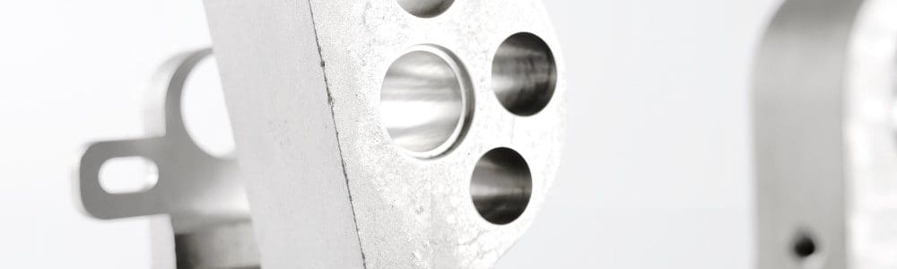 Close up of 17-4 PH Stainless Steel Pivot Block