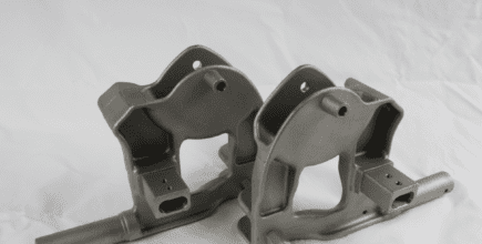 medical stretcher aluminum part made with investment casting