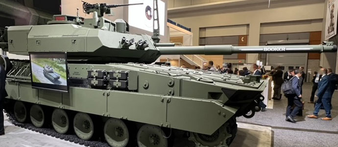 The GDLS M10 Booker is designed with larger-caliber main gun growth capability to provide protected firepower to Infantry Brigade Combat Teams