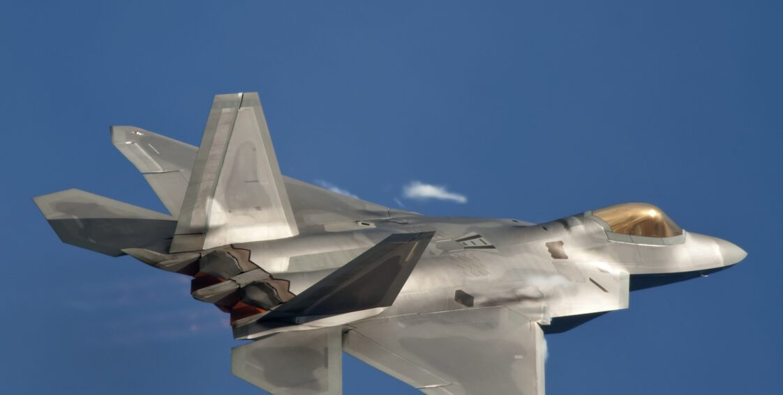 Military jet with casting parts