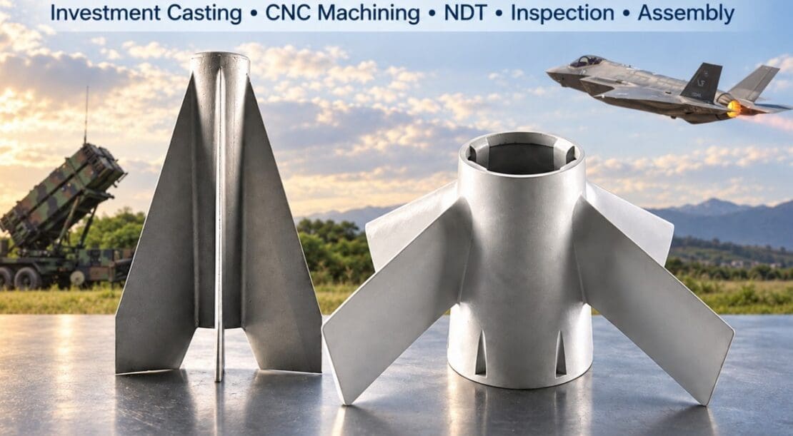 Barron Industries precision cast and machined components for defense applications